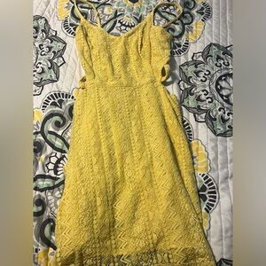Yellow Hollister dress